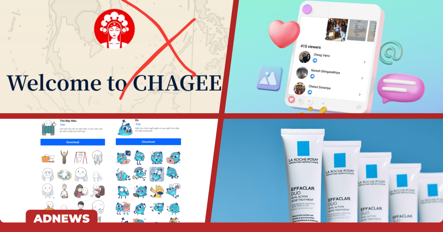Điểm tin tuần: CHAGEE bị tẩy chay do ứng dụng chứa hình ảnh đường lưỡi bò; Facebook cho phép nhà sáng tạo nội dung kiếm tiền từ lượt xem Stories