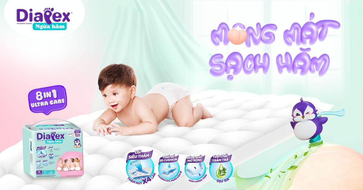 Diapex - Nhãn hiệu tã Malaysia “đổ bộ” thị trường Việt Nam với nước cờ thị giác CGI độc đáo