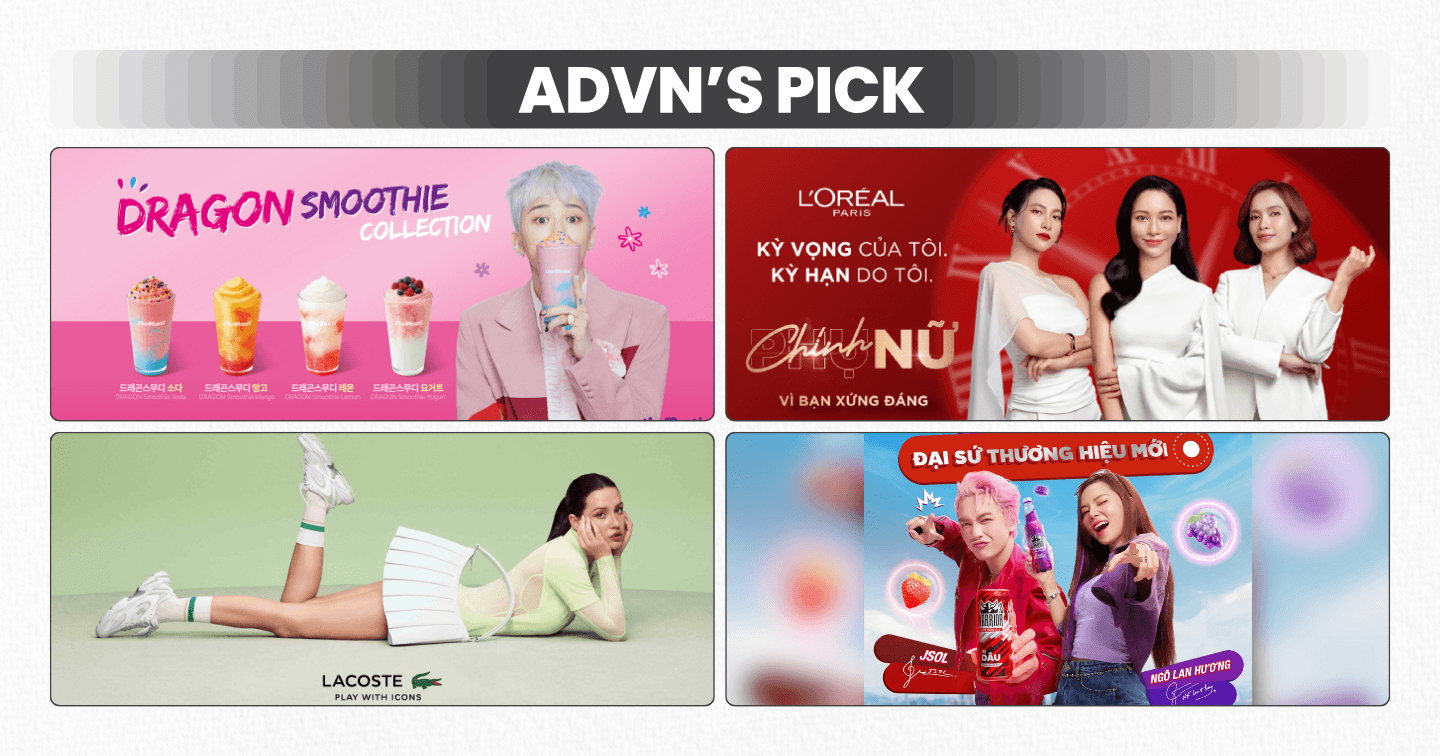 4 chiến dịch nổi bật tuần qua: L’Oréal Paris tiếp tục hành trình tôn vinh phụ nữ với chiến dịch “Chính Nữ” mùa 3, G-DRAGON ra mắt sinh tố thanh long “Dragon Smoothie” với vai trò gương mặt đại diện mới của The Venti