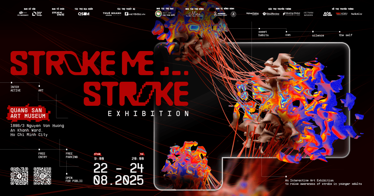 Triển lãm nghệ thuật tương tác “STROKE ME… STROKE” - Hồi chuông cảnh báo thầm lặng về chứng đột quỵ đang trẻ hóa