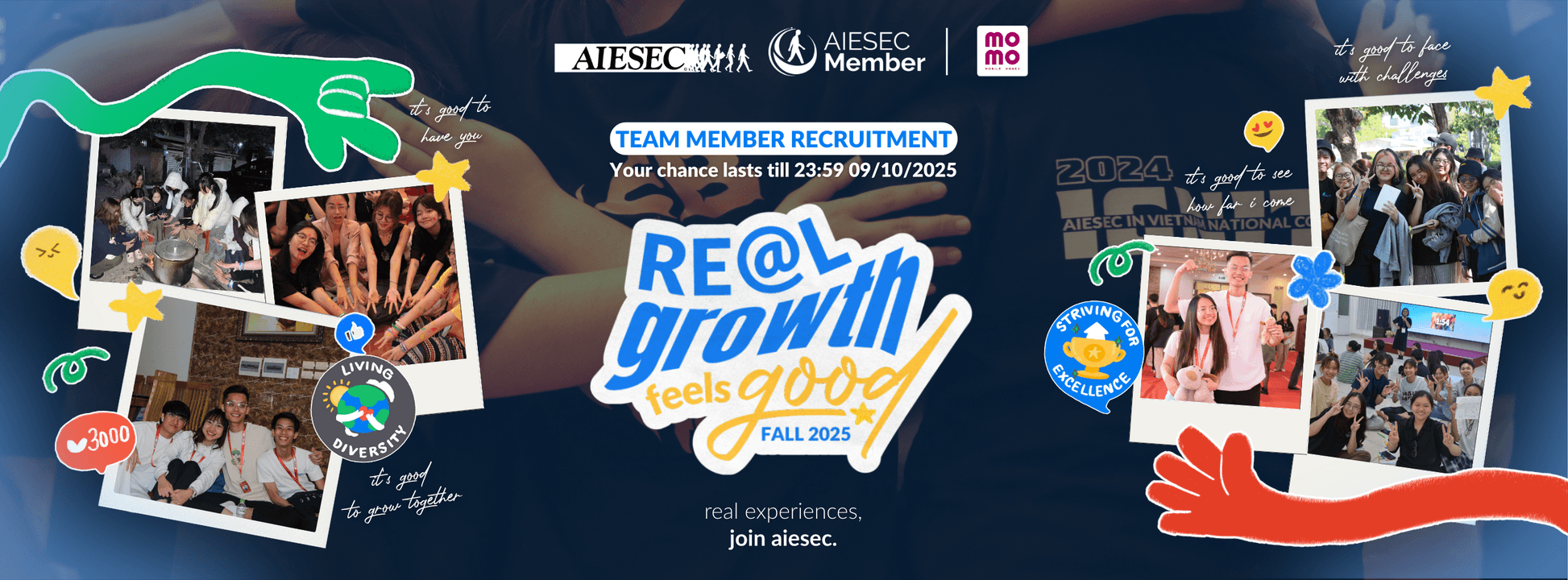 Chính thức mở đơn đợt Tuyển thành viên của AIESEC tại Việt Nam - Mùa Thu 2025