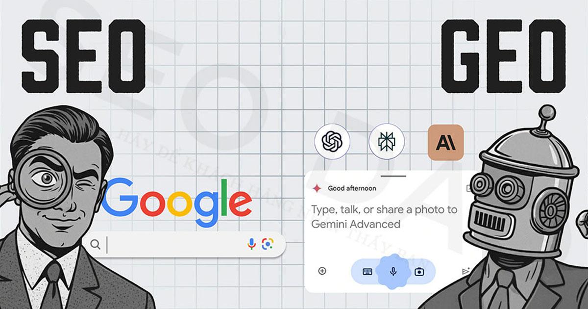 SEO vs GEO: Vì sao SEO là nền tảng để GEO phát triển trong thời đại AI?