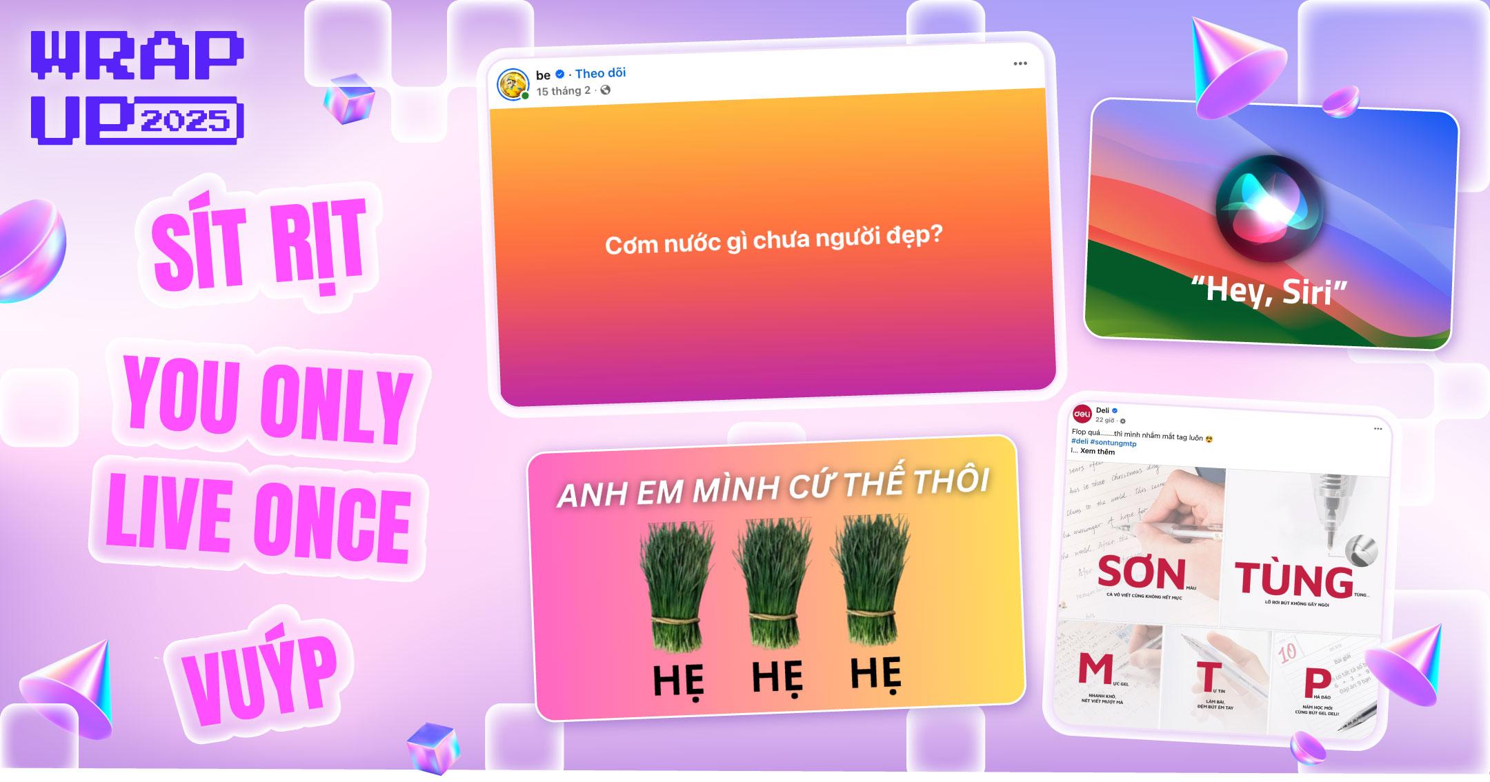 Điểm lại những từ lóng (slang) nổi bật giữa thị trường truyền thông - quảng cáo năm 2025: Sơn Tùng M-TP trở thành “bùa chống flop”, thương hiệu đồng loạt miêu tả bản thân chỉ bằng một từ “Vuýp”