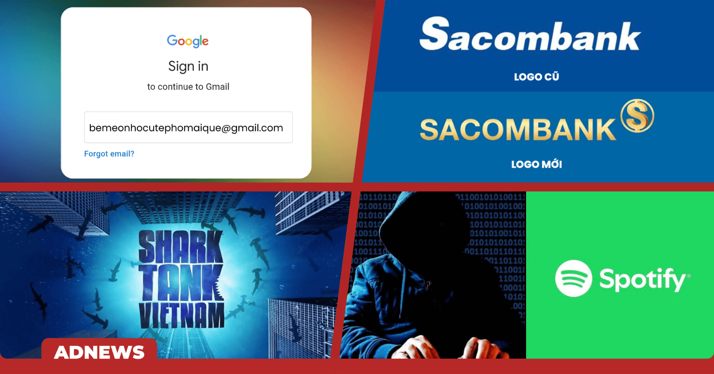 Điểm tin tuần: Google lần đầu cho phép đổi địa chỉ Gmail sau hơn 20 năm; Sacombank thay đổi logo, tái định vị thương hiệu