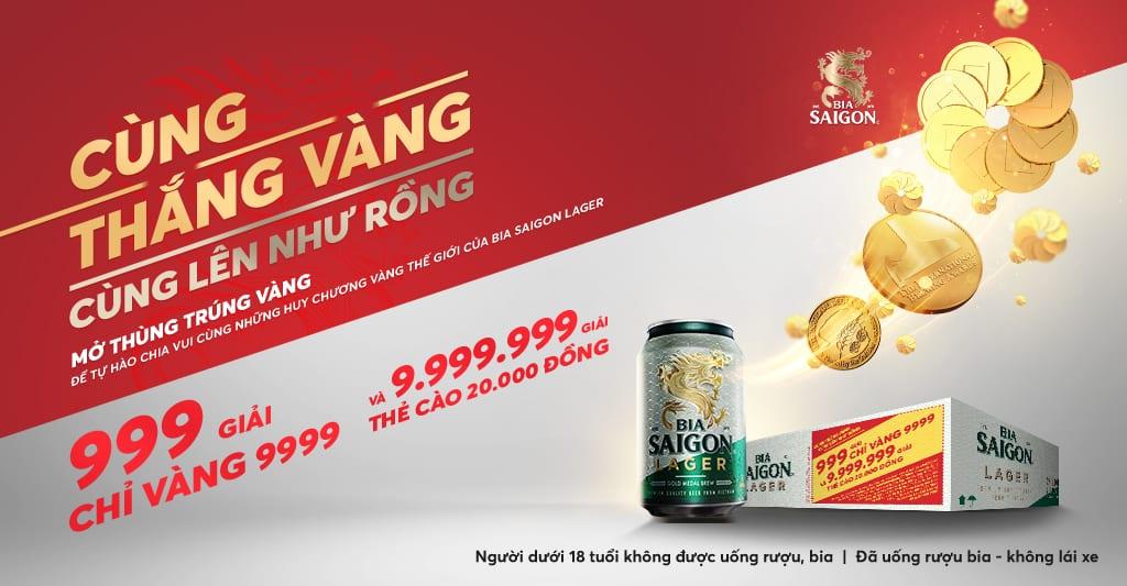 Sabeco celebrates Vietnam's pride with new customer appreciation program "Win gold - Share gold"