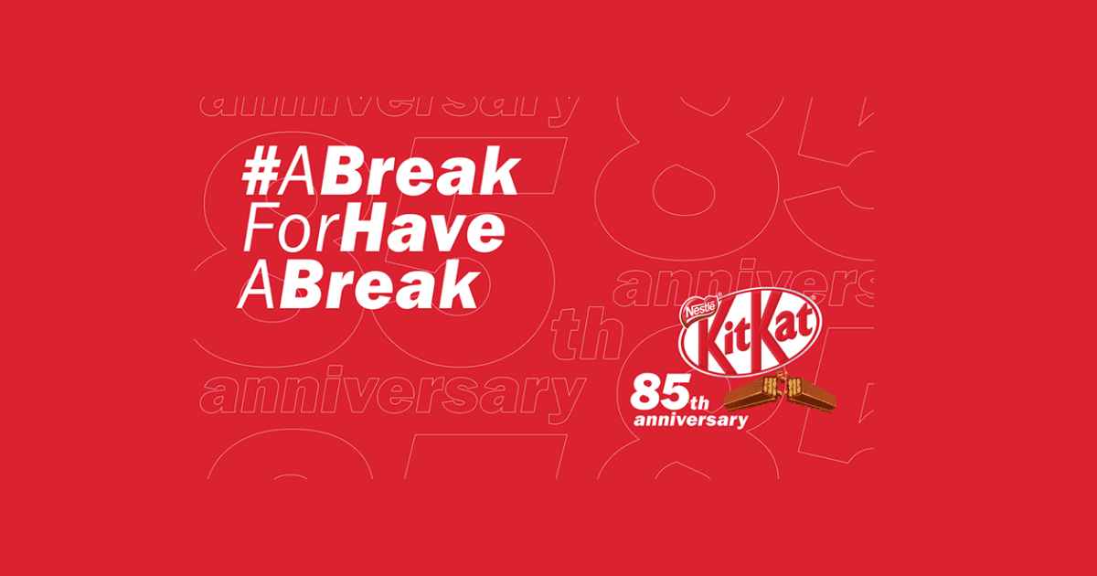 KitKat chiêu đãi sinh nhật tuổi 85 với cuộc thi đặt slogan “tạm thời”