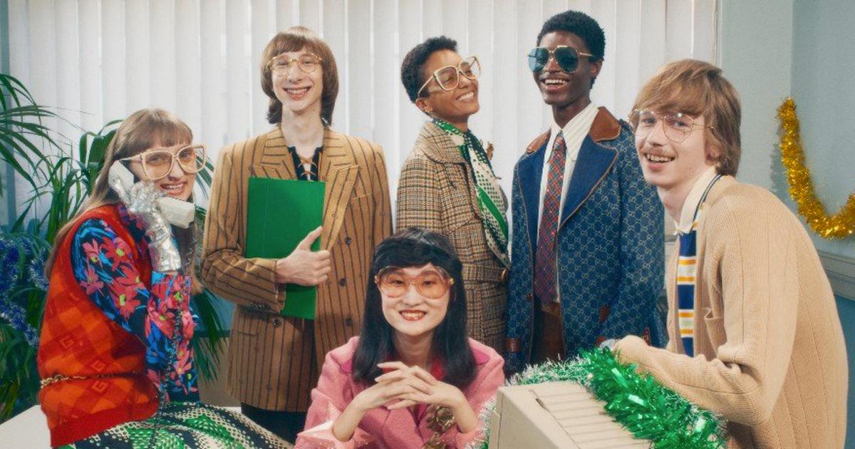 Gucci Gift 2020: Mang bữa tiệc văn phòng từ thập niên 90 trở lại