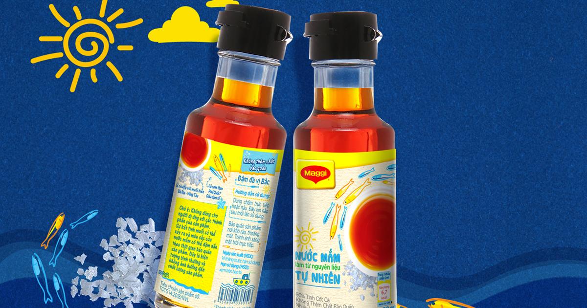 Maggi “thay áo mới” đầy màu sắc cho bao bì nước mắm trẻ em