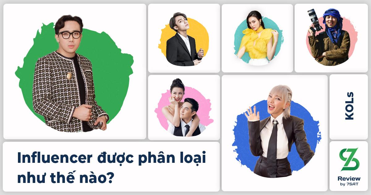 Influencer được phân loại như thế nào?