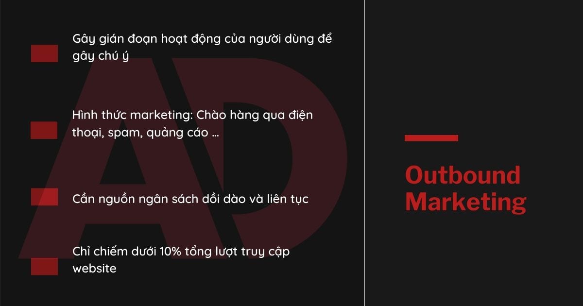 Sự khác nhau giữa Outbound Marketing và Inbound Marketing là gì?