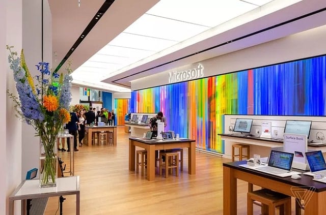 Một Microsoft Store tại London